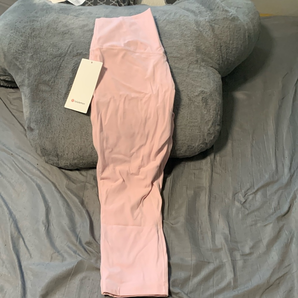LuLuLemon Align HR Crop 21” women’s 10 light pink